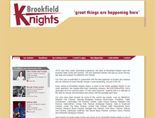Tablet Screenshot of brookfield-knights.com